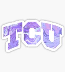 TCU Psychadellic Sticker
