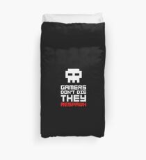 Funda nórdica Pixel Skull Gamers Don't Die