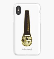 Freedom of speech iPhone Case