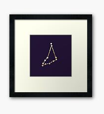 Zodiac Constellation Capricorn Framed Print