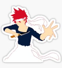 Minimalist Yukihira Souma Sticker