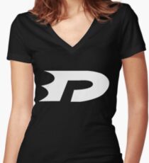 Danny Phantom Women's Fitted V-Neck T-Shirt