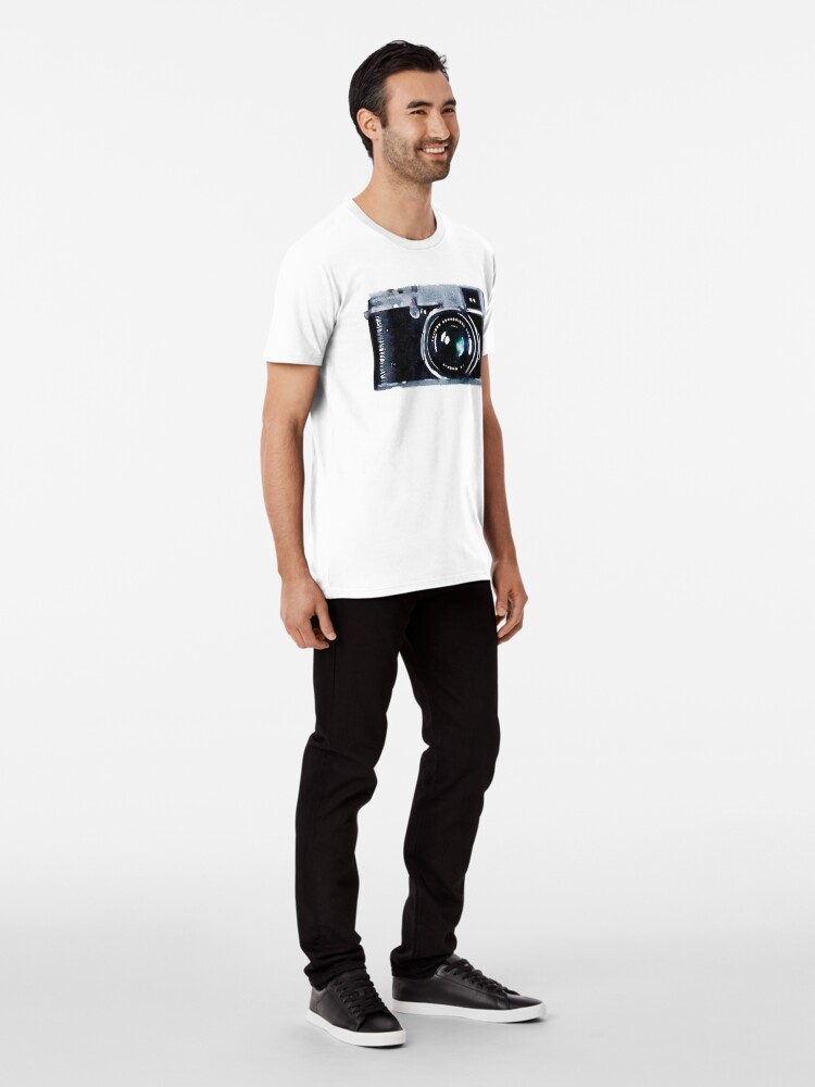 Vista alternativa de Camiseta premium Cámara de acuarela | Trendy / Hipster / Tumblr Meme