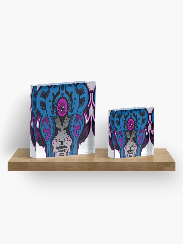 Alternate view of Mind Warp! Acrylic Block