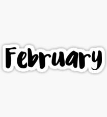 February Sticker