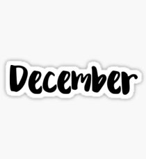 December Sticker