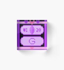 Happy Pills Acrylic Block