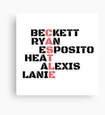 Castle Code Canvas Print