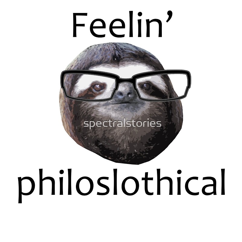 Fiaschetta In Acciaio Inox Da 177ml Con Custodia In Pelle Sintetica Marrone - Feeling Philoslothical Bradipo - Design Esclusivo Gift Base - copertina