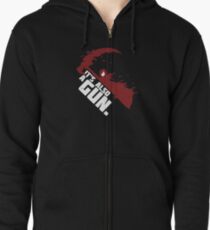 A Gun? Zipped Hoodie