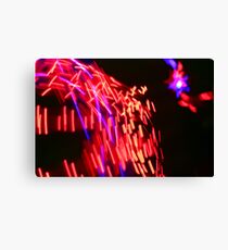 RED STROBE Canvas Print