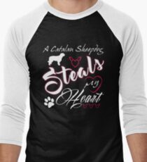 Catalan Sheepdog Men's Baseball ¾ T-Shirt