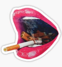 Smoky Lips Sticker