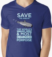 Save the Vaquita Men's V-Neck T-Shirt