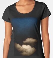 Clouds in a scratched darkness Women's Premium T-Shirt