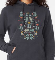 Swedish Folk Cats Lightweight Hoodie