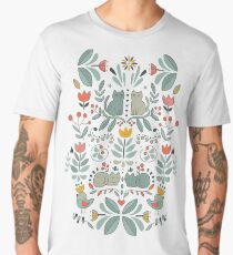 Swedish Folk Cats Men's Premium T-Shirt
