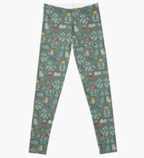 Swedish Folk Cats Leggings