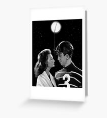 George Lassos the Moon Greeting Card