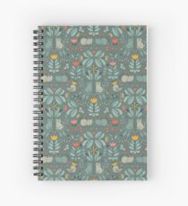 Swedish Folk Cats Spiral Notebook