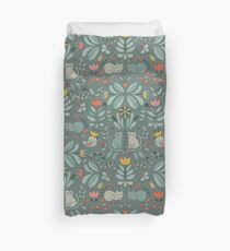 Swedish Folk Cats Duvet Cover