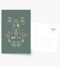 Swedish Folk Cats Postcards