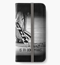 Goalie Mantra iPhone Flip-Case/Hülle/Klebefolie