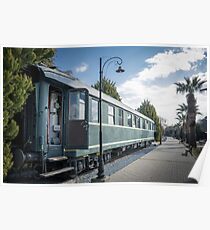 Old Train Wagon Poster