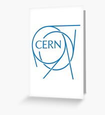 CERN (European Center for Nuclear Reseach) Logo Greeting Card