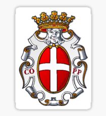Pavia Coat of Arms, Italy Sticker