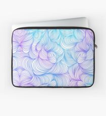 Funda para portátil Remolinos azules y púrpuras