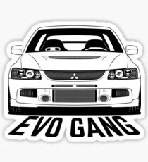 Mitsubishi Lancer Evolution 9 Evo Gang Shirts Sticker