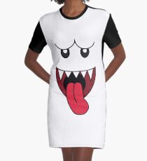 boo Graphic T-Shirt Dress