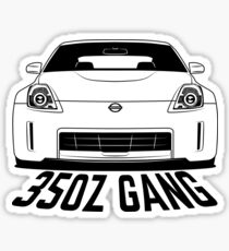Nissan 350Z Gang Shirts Sticker