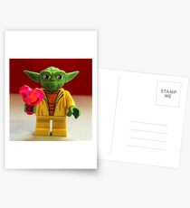 Yoda Valentines Postcards
