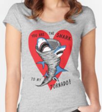 Shark To My Tornado Women's Fitted Scoop T-Shirt