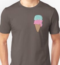 I Love Retro Strawberry and Mint Ice-Cream Unisex T-Shirt