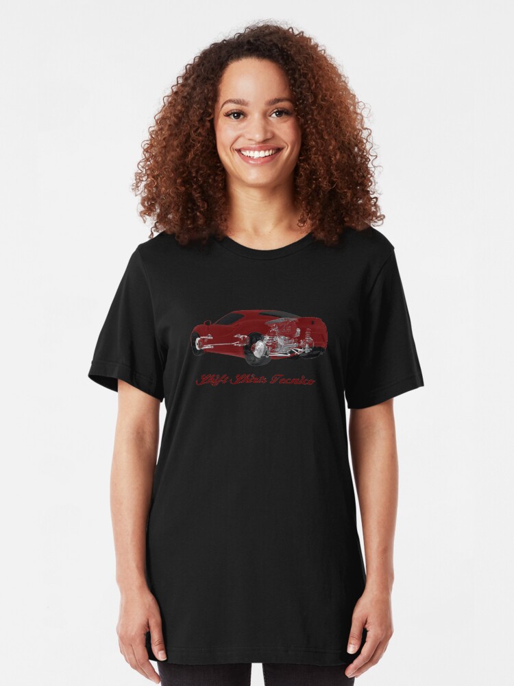 Alternate view of Carbon Tub - Alfa Romeo 4C Inspired Slim Fit T-Shirt