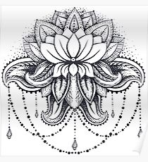ornamental Lotus Poster