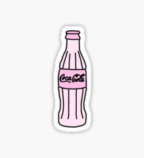 Pink Coca-Cola bottle Sticker