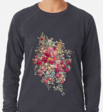 & quot; Bouquety & quot; Leichtes Sweatshirt