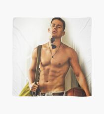 Handsome Channing Tatum Scarf