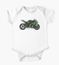 Kawasaki ZX10R Green One Piece - Short Sleeve