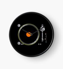 Turntable Music Vinyl Record Player Gramophone Clock