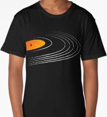 Music Retro Vinyl Record Long T-Shirt