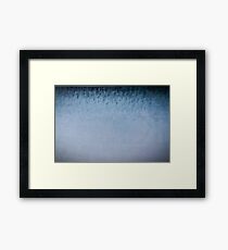 Blue paper , watercolor paper Framed Print