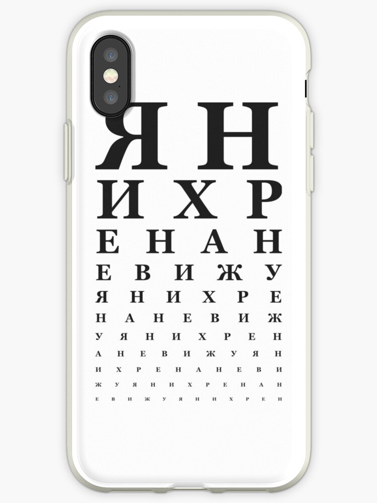 Eye Chart Iphone Case
