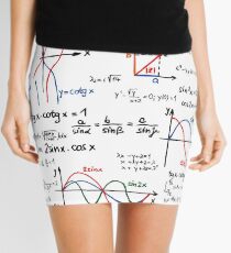 Mathematics Formulas Numbers Mini Skirt