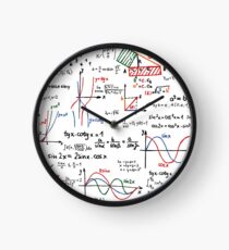 Mathematics Formulas Numbers Clock