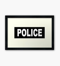 Castle - Kate Beckett - Police Framed Print